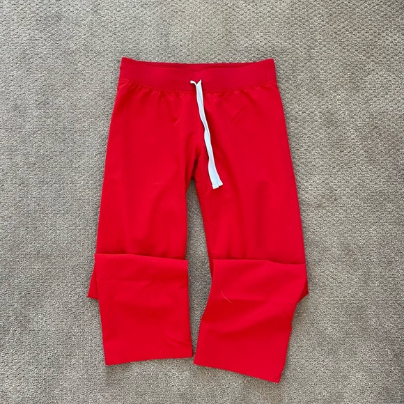 Figs Pants - FIGS - Red Livingston - Petite Basic Scrub Pants
